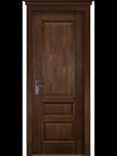 Дверь Межкомнатная - Аристократ № 1 - Дуб (АНТИЧНЫЙ ОРЕХ)