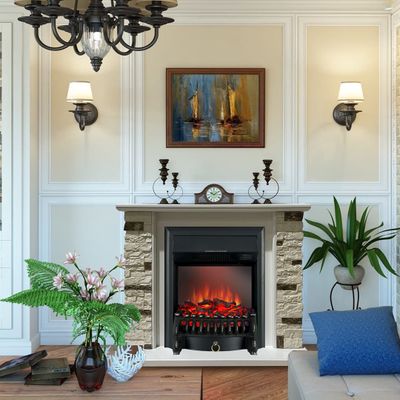 Электрокамин Кимберли WT M1 с очагом Fobos