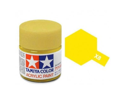 Tamiya: Краска акриловая X-8 "Lemon Yellow"