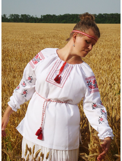 Женская вышиванка "Розы"