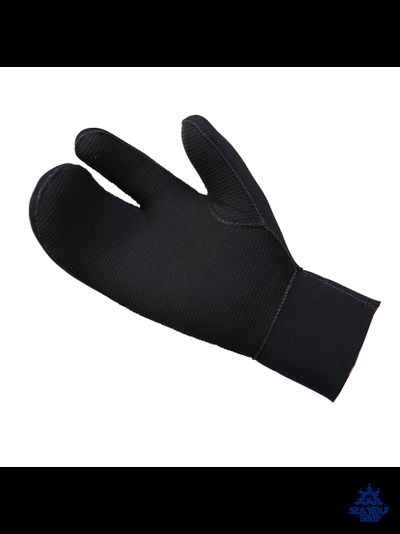 Рукавицы неопреновые 7мм AquaDiscovery 3х-палые "Classic" н/н р.M