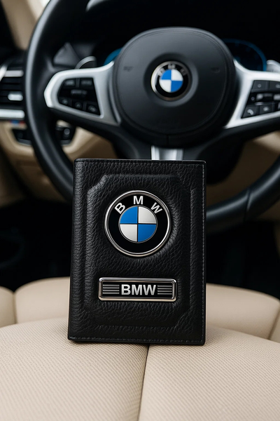 Обложка для авто документов с логотипом БМВ, BMW