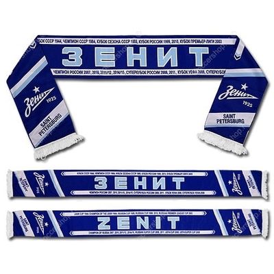 Шарф летний ФК ЗЕНИТ темно-синий 14838