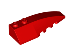 Wedge 6 x 2 Right, Red (41747 / 4286466 / 6268534)