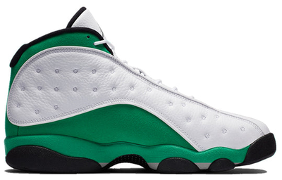Air jordan 13 retro black and green hot sale