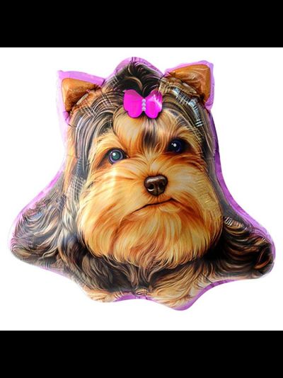 Фольгированный Шар "Собака Йоркширский терьер"