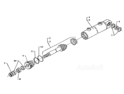 Поршневой гидроцилиндр 5268.53М EB687-Piccolo