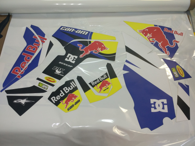 Наклейки на квадроцикл Can-am BPR Renegade #770 RedBull