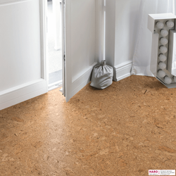 Пробковые полы Haro Лагос натур 527377 в интерьере прихожай