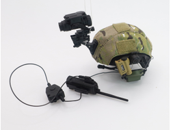 Шлем Fast с ПНВ, радиостанцией и наушниками (26050S) - Easy&Simple