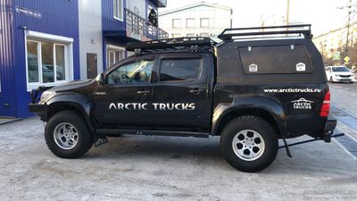 Кунг экспедиционный увеличенный на toyota hilux