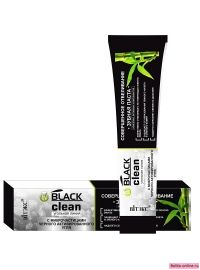 Витекс Black Clean совершенное отбеливание Зубная паста с микрочастицами черного активированного угл