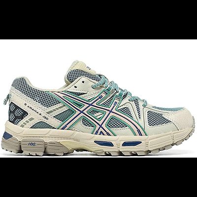 Asics Gel Kahana 8 Khaki Blue Белые с зеленым
