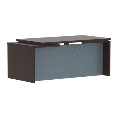 Венге Магия/Серо-голубой эмаль