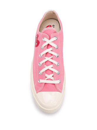 Кеды Converse Comme Des Garcons розовые низкие