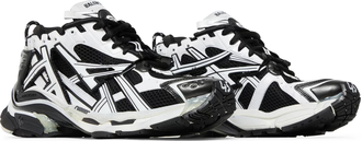 Black white balenciaga runners discount