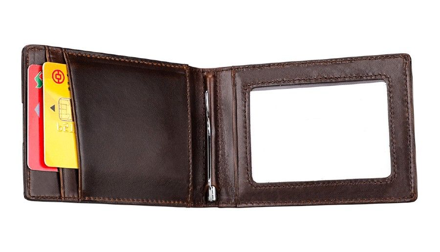 бумажник с зажимом для денег