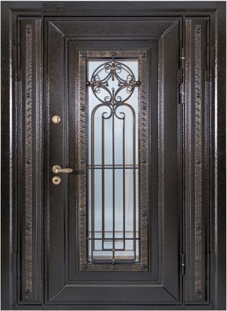 Металлическая входная дверь на заказ "Камелот" одностворчатая 120 на 210 см