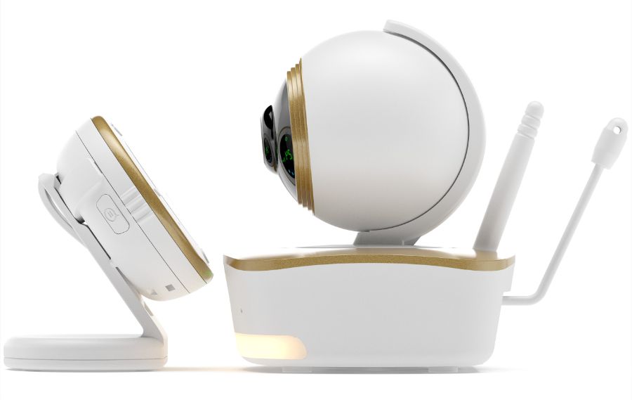 Wi-Fi радио-видеоняня Ramili Baby RV1800 с повышенной дальностью, 2-в-1, Full HD