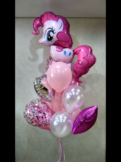 Набор шаров с гелием "Моя пони Пинки Пай"