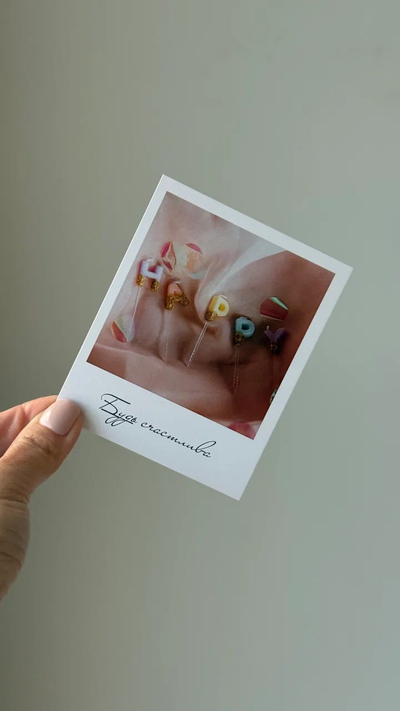 Открытка (полароид) "Будь счастлива"