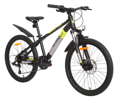 Велосипед TechTeam Sprint 20"х11 черно-зеленый