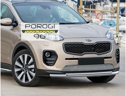 Защита переднего бампера Kia Sportage 2016