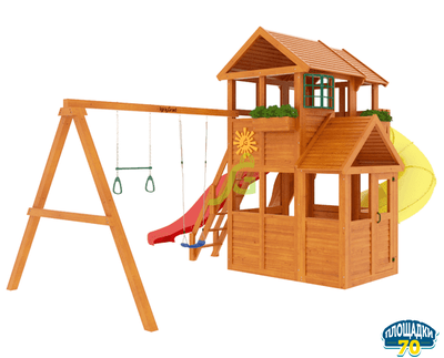 Детская площадка IgraGrad Клубный домик 3 с трубой Кемерово