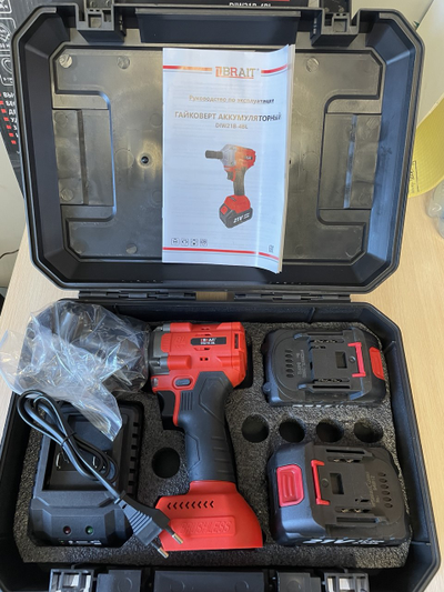 Гайковерт аккумуляторный Brait DIW21B-4BL