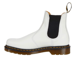 Челси Dr. Martens 2976 Yellow Stitch White