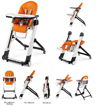 Стульчик для кормления Peg-Perego Siesta Ginger Grey