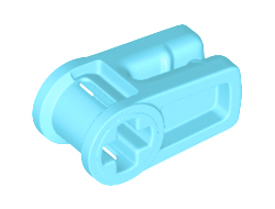 Technic, Axle and Wire Connector, Medium Azure (49283 / 6263192)