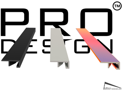 МИНИ ПЛИНТУС PRO DESIGN - ЧЕРНЫЙ