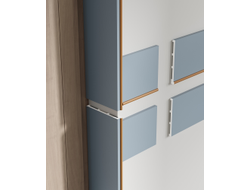 Молдинг Cosca MX053, гладкий, под покраску, экополимер, 2 метра