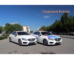 Свадебный Кортеж автомобилей Mercedes-Benz.