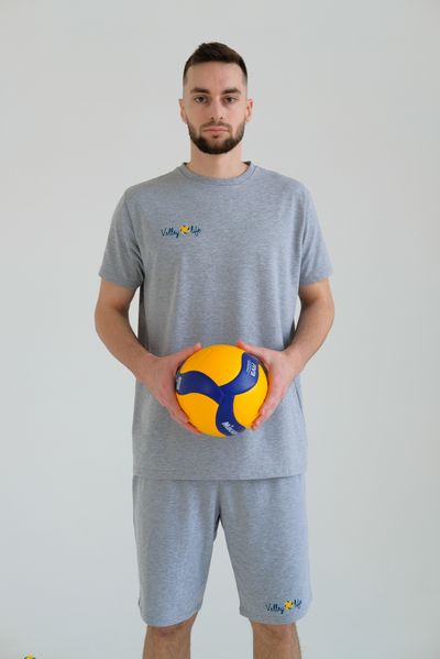 Тренировочный костюм Volleylife СЕРЫЙ МЕЛАНЖ (размер с 50 по 56)