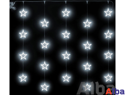 Занавес 2*2 Звезды, БЕЛЫЙ, IP54