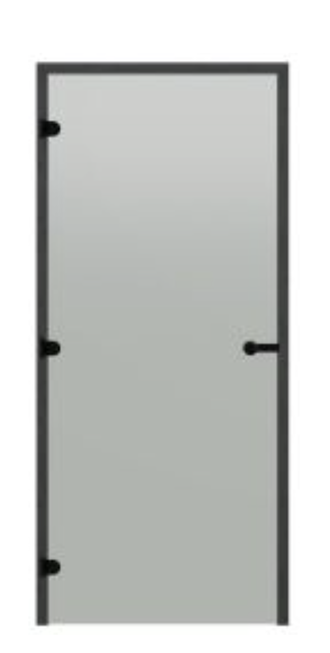 HARVIA Двери стеклянные 8/21 Black Line коробка сосна, сатин D81201BL купить в Ялте
