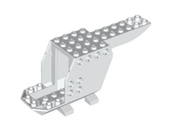 Helicopter Body without Top Pin, White (18929c02 / 6333125)
