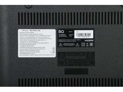 Телевизор BQ 55FSU34B 55&quot; Smart TV 4K Черный