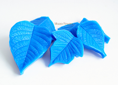 "Лист пуансеттии" Силиконовый молд (вайнер)