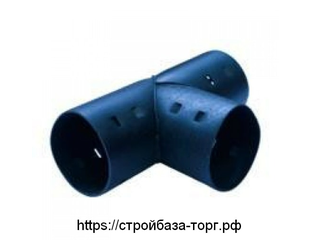 Тройник для гофрированных труб D=50 мм. Купить оптом и в розницу. Цены ...