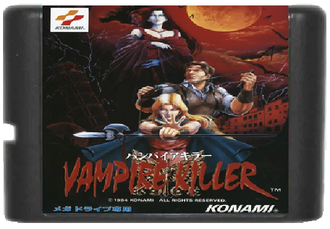 Vampire Killer, Игра для Сега (Sega Game) MD-JP, No box