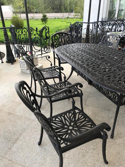 Комплект литой садовой мебели из алюминия Alexander VIII