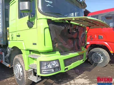 Утеплитель/ветрозащита капота-решетки Shacman F3000 (1-слойный)