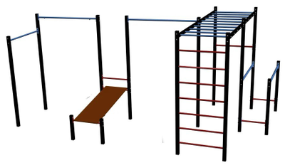 Спортивная площадка Workout W141