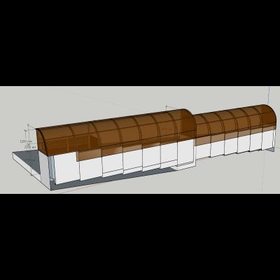 Контейнерная площадка для сбора мусора (ТБО и ТКО)