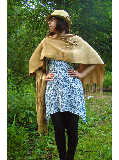 Золотая брошь "Артефакты Атлантиды. Цветок Солнца"