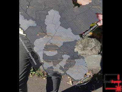 Карта Амурской области 1,0 х 0,75 м