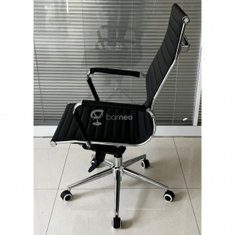 Кресло Barneo K-110 Multiblock черная кожа